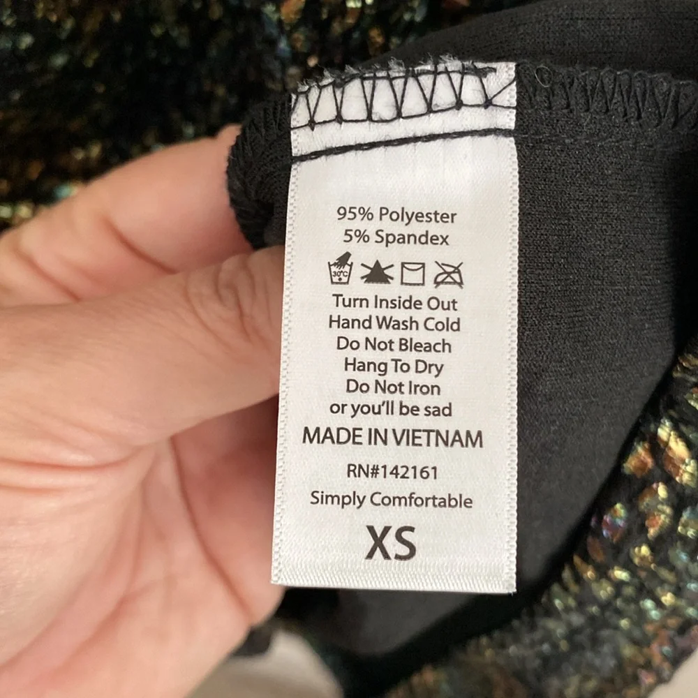 LulaRoe Short Sleeve Dress XS - Picture 8 of 8